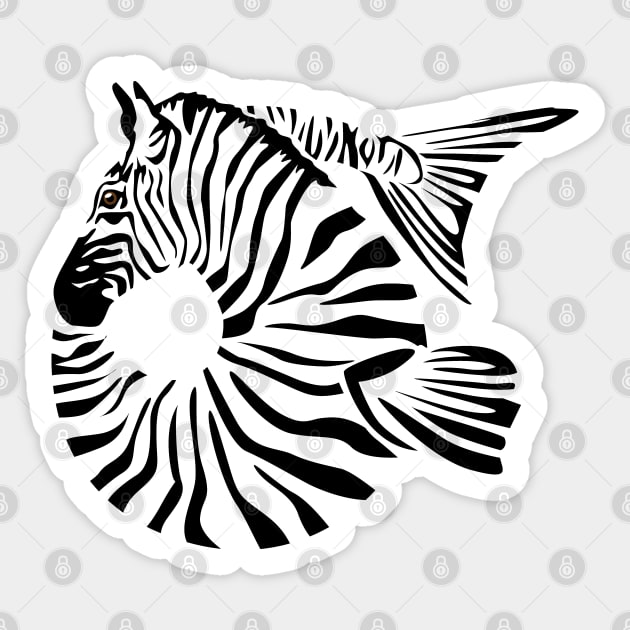 Zebrafish Sticker by andantino